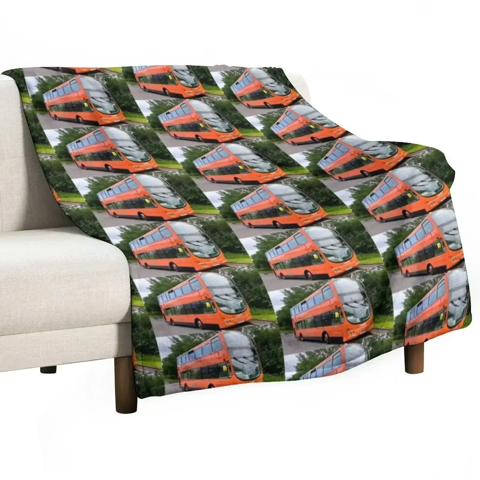 

Bus Throw Blanket Moving for babies Blankets For Sofas bed plaid Blankets