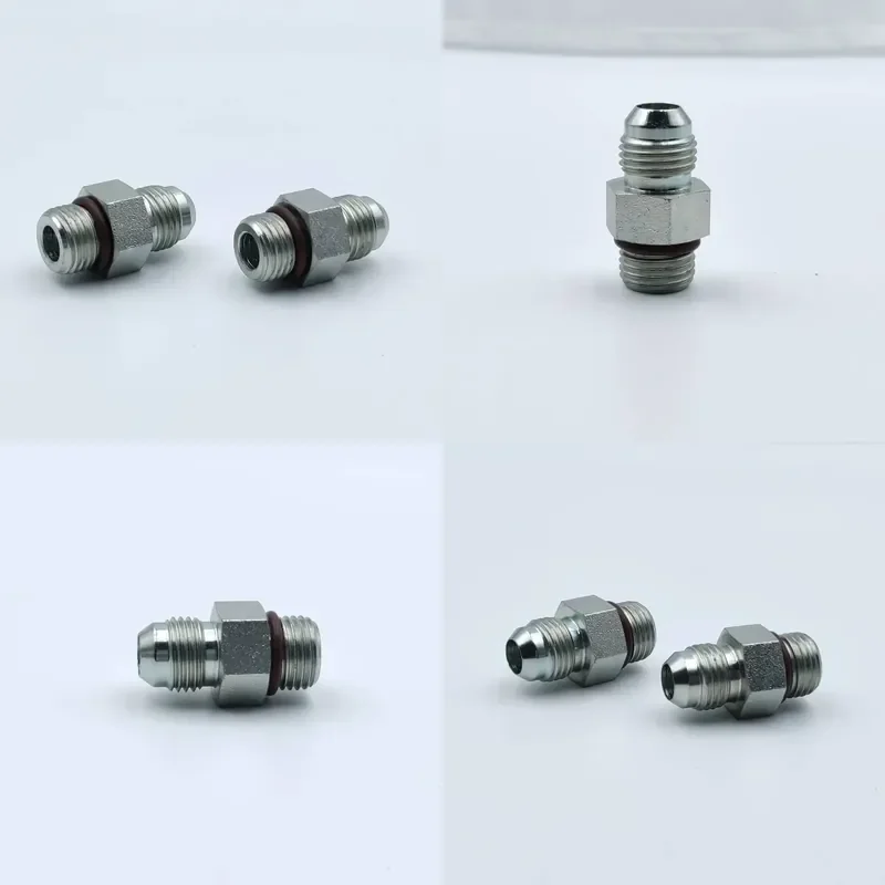 274180 Hardware Tools Forged Stainless Steel O-ring Threaded Joint Ligu Connector Hose O-ring Strain Pipe Fitting Hexagon
