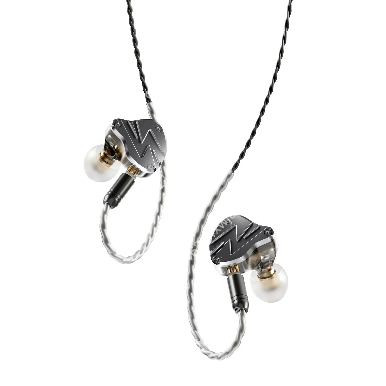 10 Unit Hybrid Driver In-Ear Monitor HiFi Wired Earphones for Stage Music Gaming Noise Isolation