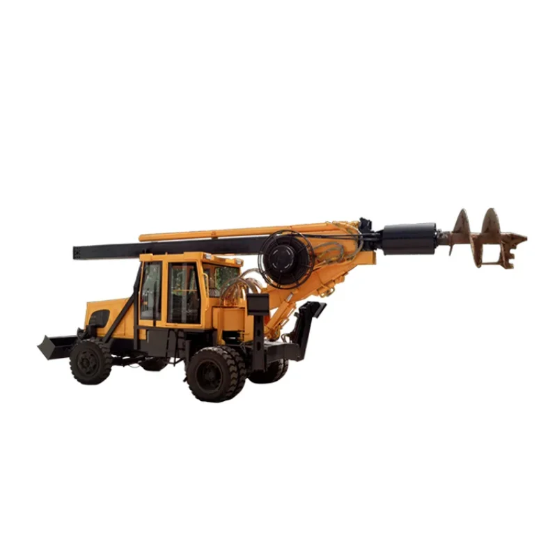 YGYG Low Price Diesel Tractor Rotary Hammer Drill Machine Crawler Hydraulic Ground Screw Pile Electric Driver For Sale