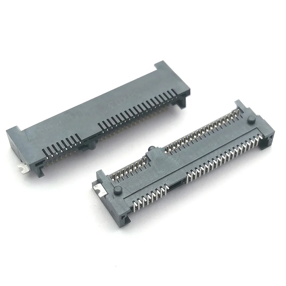 10Pcs/Lot 52Pin Height 4mm MINI PCIE MINIPCIE Msata Socket Connector Slot Connector deck 52P PCIE Jack