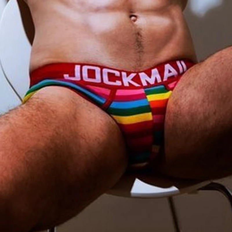 JOCKMAIL Bikini Brief Men Sexy Underwear Cotton Cuecas Masculinas Gay underpants Calzoncillo Hombre Slips Male Panties Jockstrap