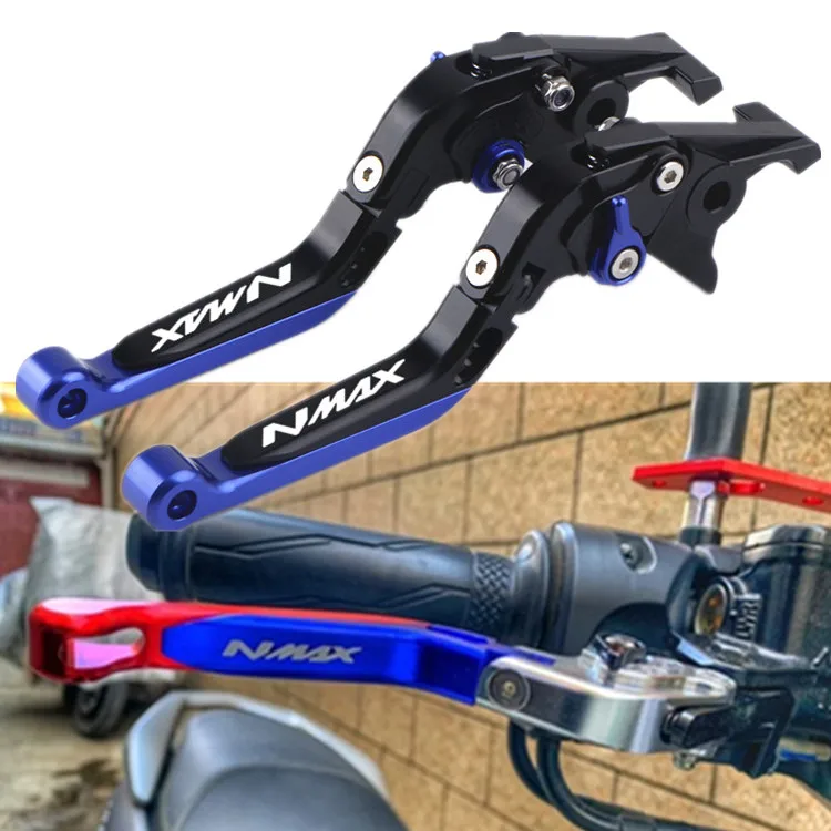 Для Yamaha NMAX155 NMAX125 N-MAX150 2015-2024 мотоциклетные складные выдвижные рычаги тормозной муфты, регулируемые ручки, детали Для Yamaha NMAX155 NMAX125 N-MAX150 2015-2024 мотоциклетные складные выдвижные рычаги тормозной муфты, регулируемые ручки, детали