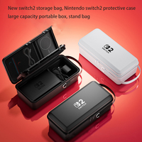 New  For Nintendo Switch 2 Storage Bag with OLED Protective Cover, Large Capacity Portable Hard Shell Bracket Bag
