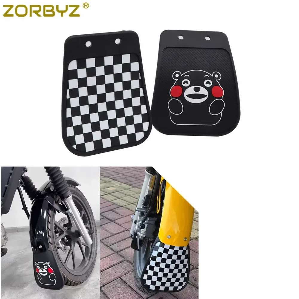 ZORBYZ Motorcycle Rubber Front Mudguard Trim Extended  Fender Cover For Honda Cross Cub CC110