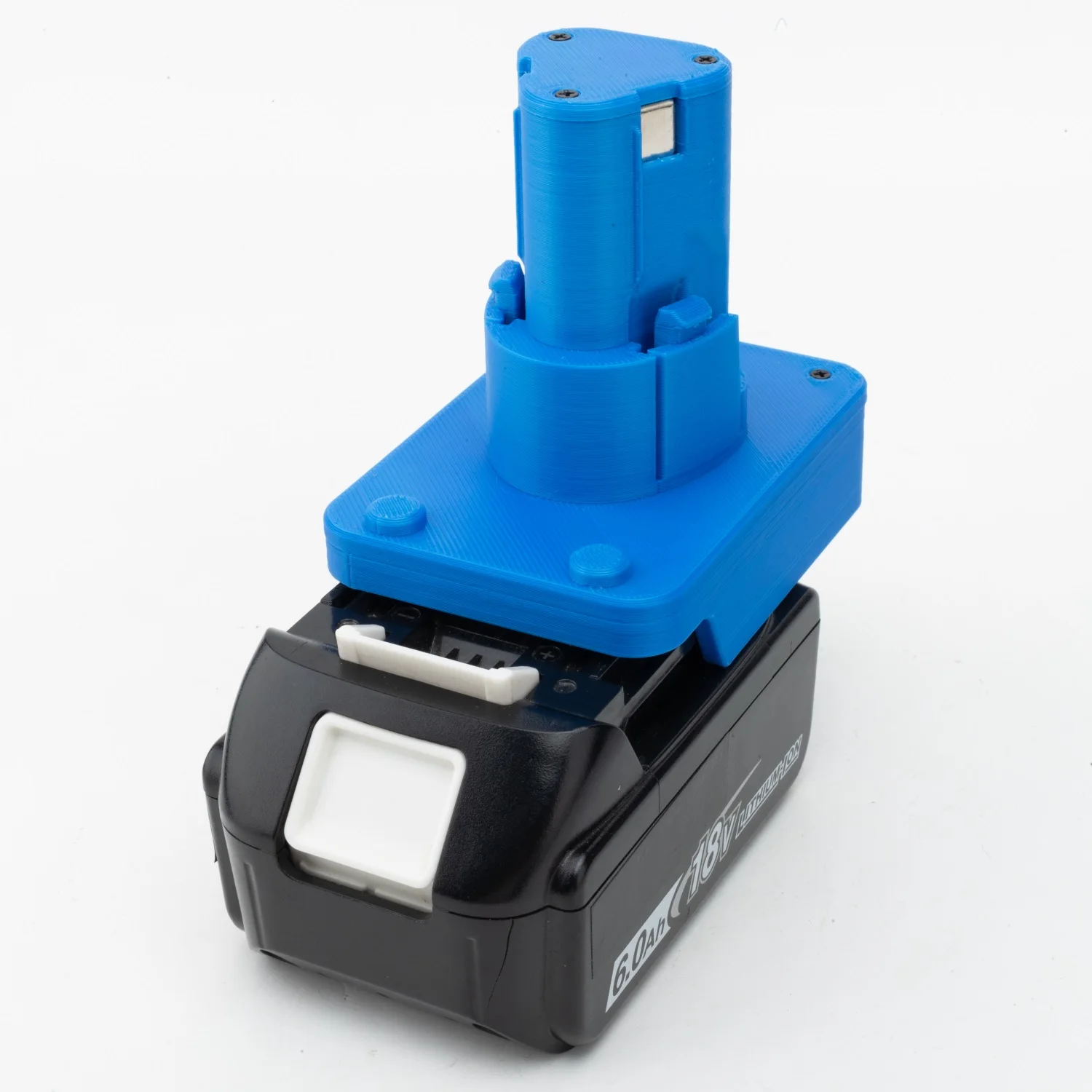 Adapter-Konverter für Makita 18V BL1830 Lithium-Akku für PARKSIDE X12V Li-Ion Elektrowerkzeug-Zubehör (ohne Akku) – Detail 2