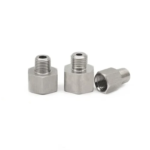 Imagen 2 del producto Rosca hembra a macho BSP de 1/8 "", 1/4"", 3/8 "", 1/2"", 3/4 "", accesorio de tubería de acero inoxidable 304, adaptador de conector resistente a alta presión