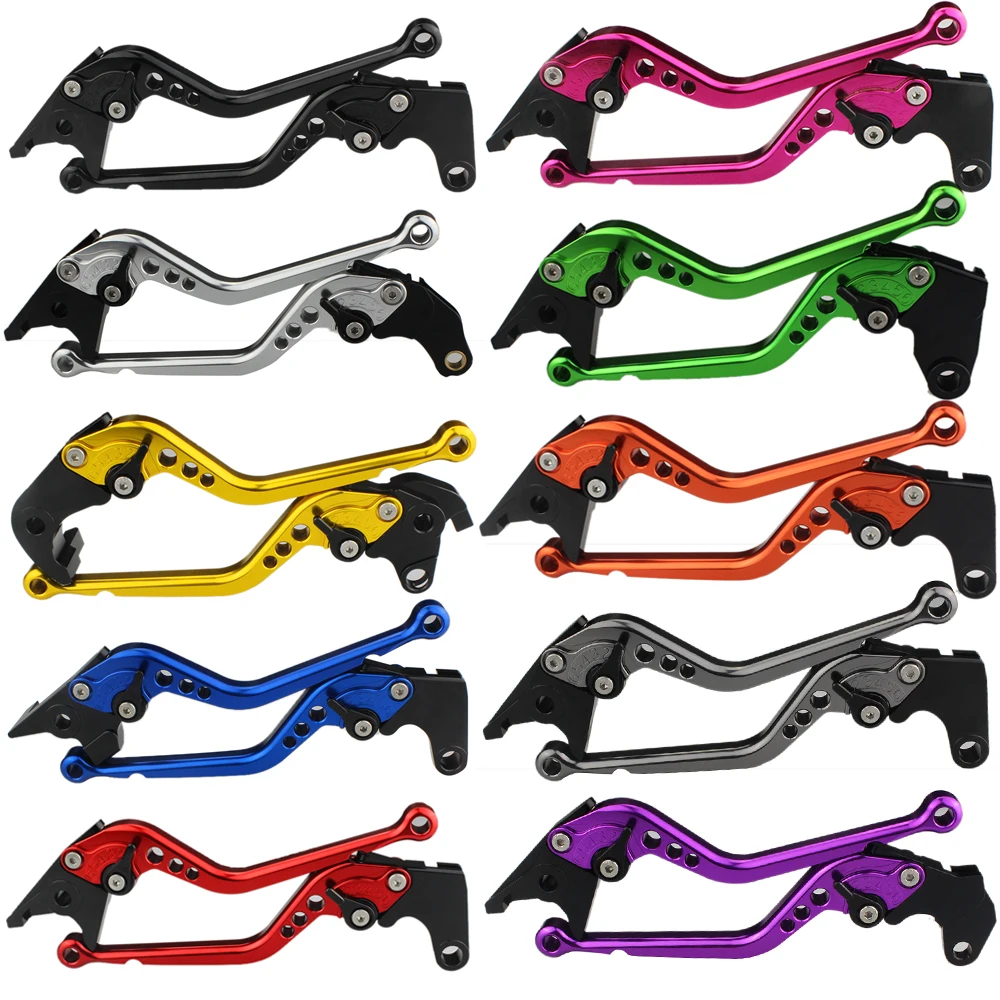 

Long Motorcycle 7/8" 22mm Adjustable Brake Clutch Levers For Suzuki GSXR600 GSXR750 2004-2005
