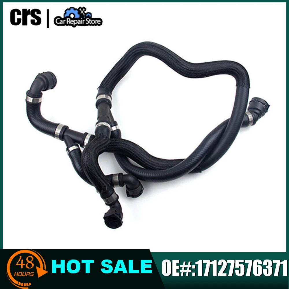 

​Radiator Expansion Hose Pipe Coolant Tank 17127576371 For BMW E70 X5 xDrive 35i 2011-2013 E71 X6 xDrive 35i 2008-2014