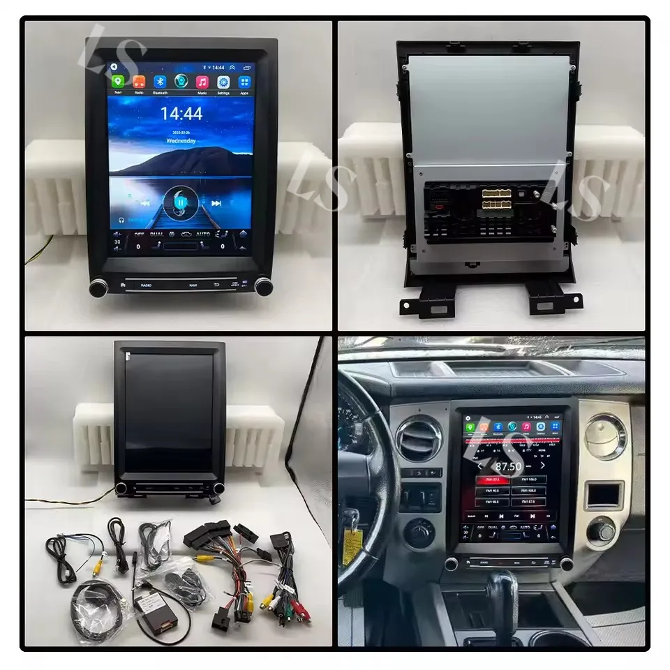 

LS12.1 Inch Vertical Screen For Ford F350 2013 2014 2015 Car Radio Multimedia Player Stereo Radio Android 14 Head Unit Dashboard