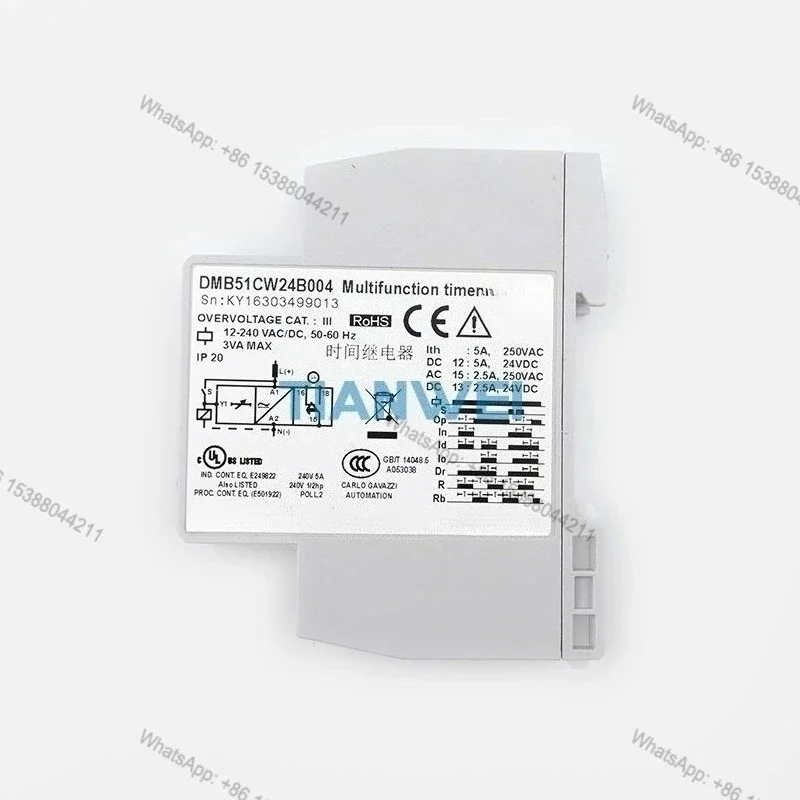 Hot Selling Switzerland DMB51CW24B004, New and Multifunction Timer Relay