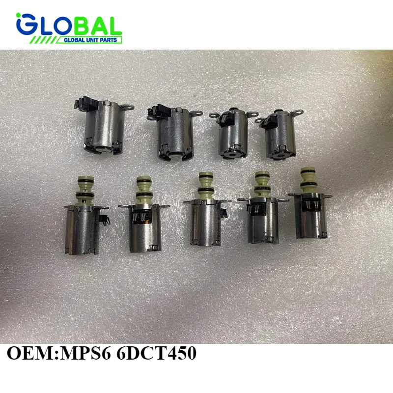 

MPS6 6DCT450 9PCS Transmission Solenoids Kit Suit For Chrysler Dodge Ford Land Rover Volvo C30 C70