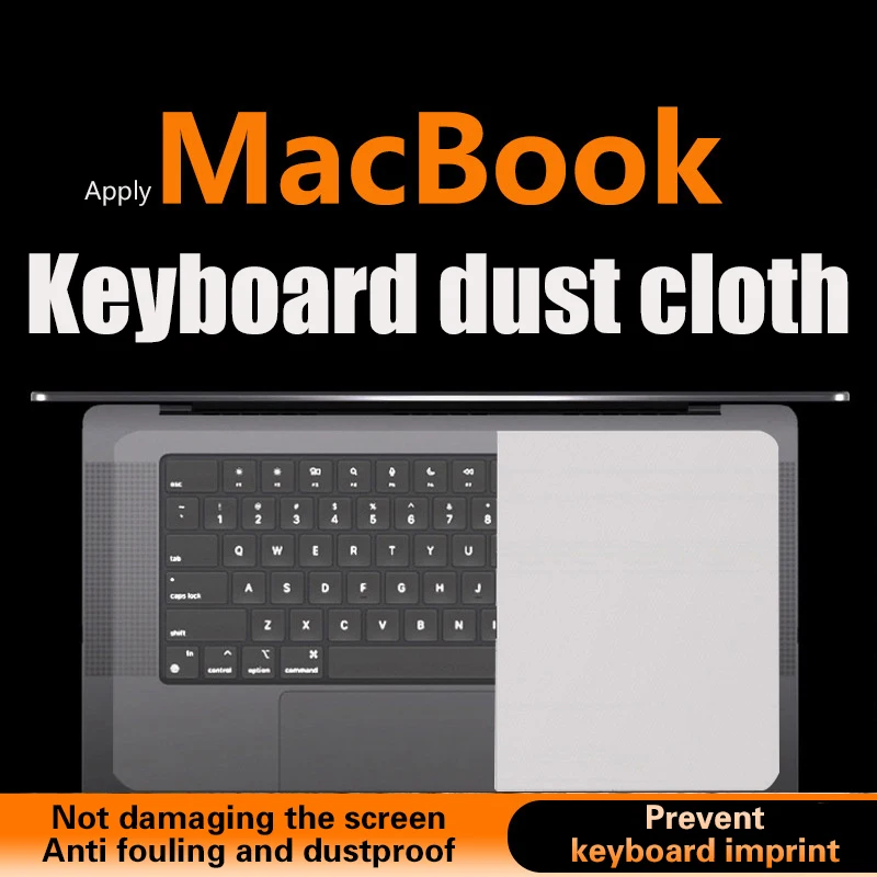 Cleaning Cloth Cover For Apple, For MacBook Pro 13/15/16 Inch Microfiber Dustproof Protective Film, Laptop Keyboard Blanket