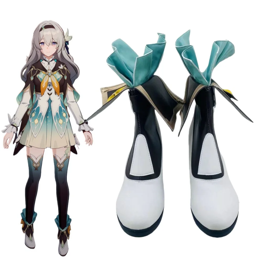 Honkai Star Rail Firefly Cosplay Buty do Gry Anime Sam Akcesoria Rekwizyty Kostiumy Halloween dla Kobiet i Mężczyzn