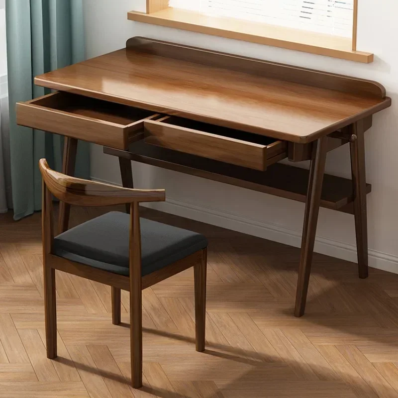 

Wood Secretaire Office Desks Study Bedroom Simplicity Write Office Desks Computer Modern Bureaux Meuble Work Furniture QF50OD