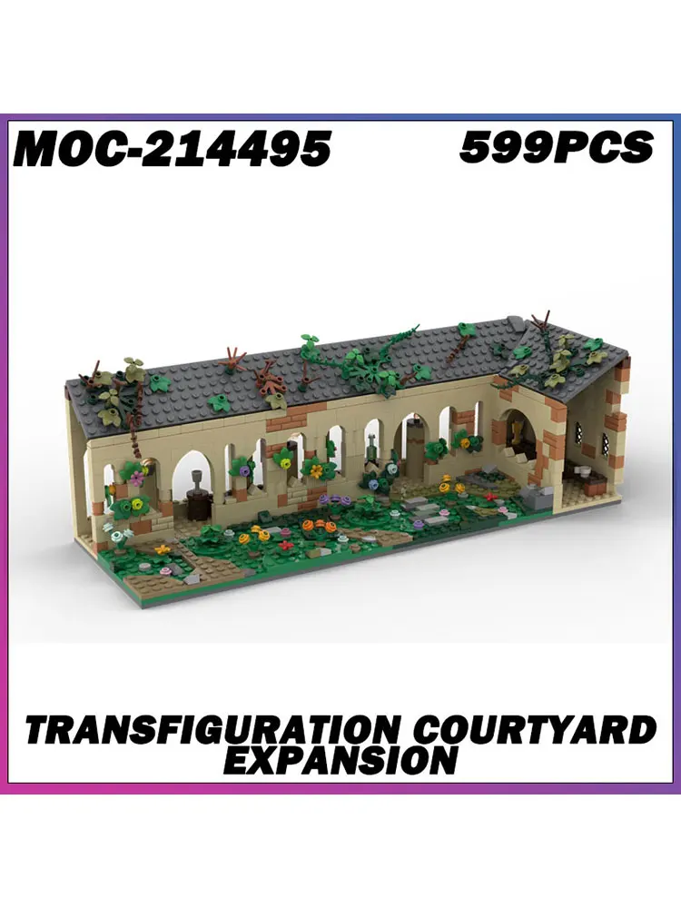 599 قطعة MOC- 214495   Wizarding World Magic Rescue Sirius Movie Series ألعاب مكعبات البناء للأطفال هدية عيد الميلاد والكريسماس