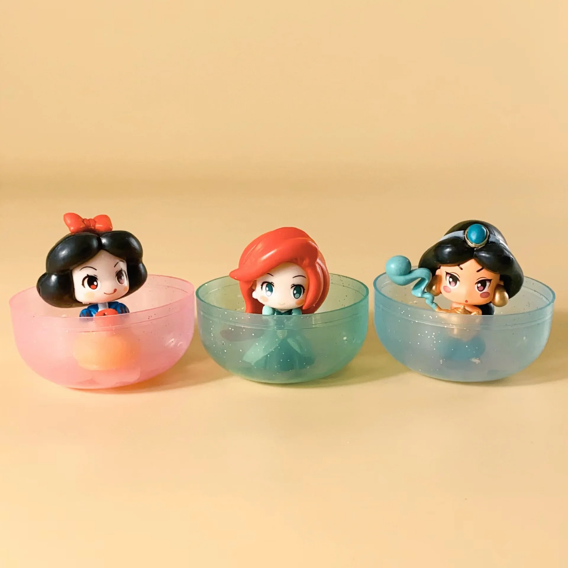 Disney Snow White Doll Action Anime Figures Elsa Ariel Cinderella Model Doll Cute Cartoon Living Room Desktop Ornaments Gifts