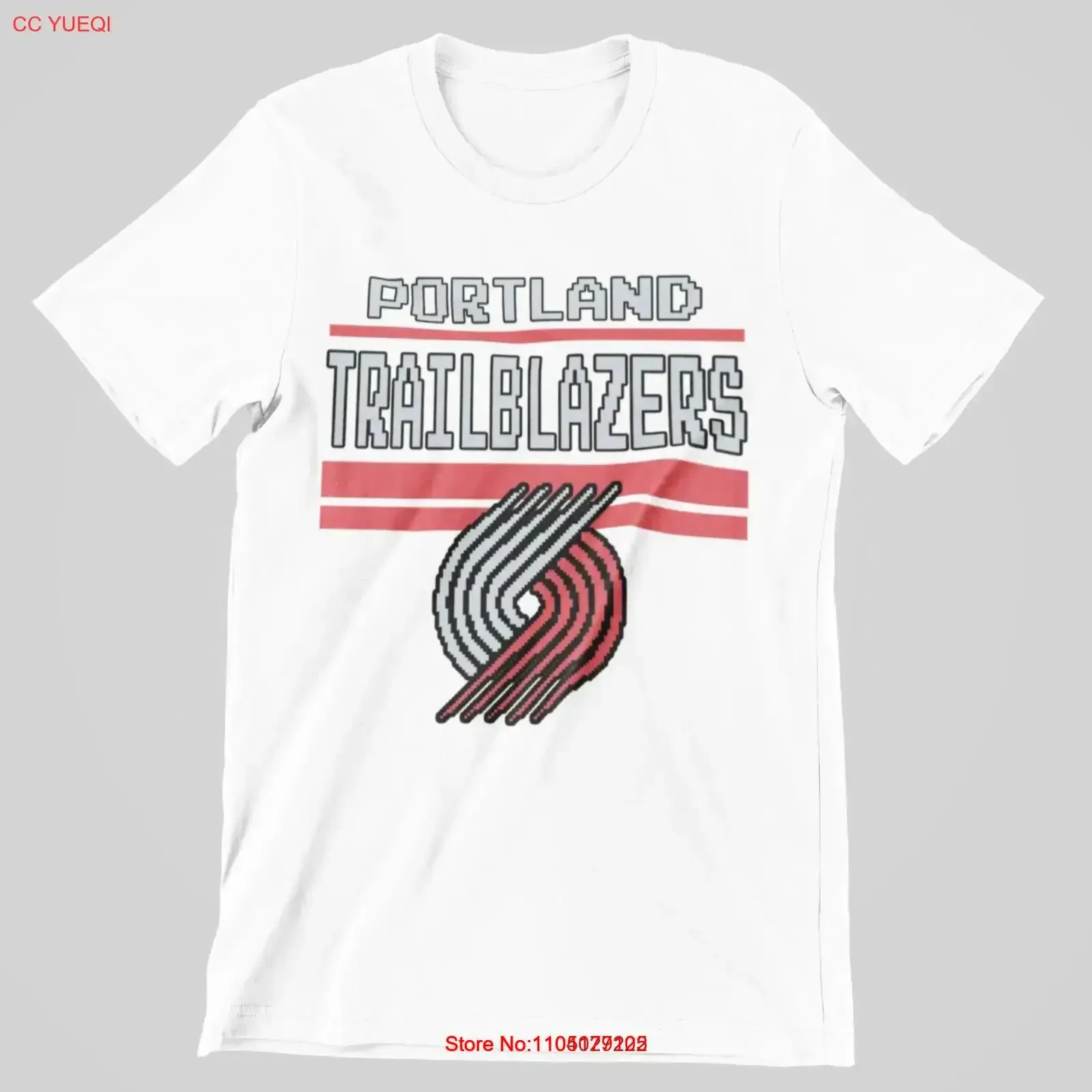 Portland Trailblazers Throwback Retro Vintage Pixel Art 8 Bit T Shirt vintage Washed Comfortable Soft fashion Breathable