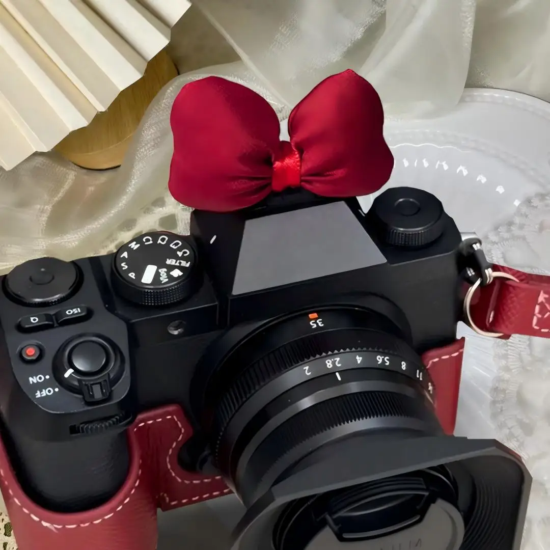 Cute Butterfly Knot Series Hot Shoe Cover for Leica Q2 Fuji X100V X-T5 Sony ZV-1 Canon EOS R5 Nikon Z5 Camera Accessories view 5