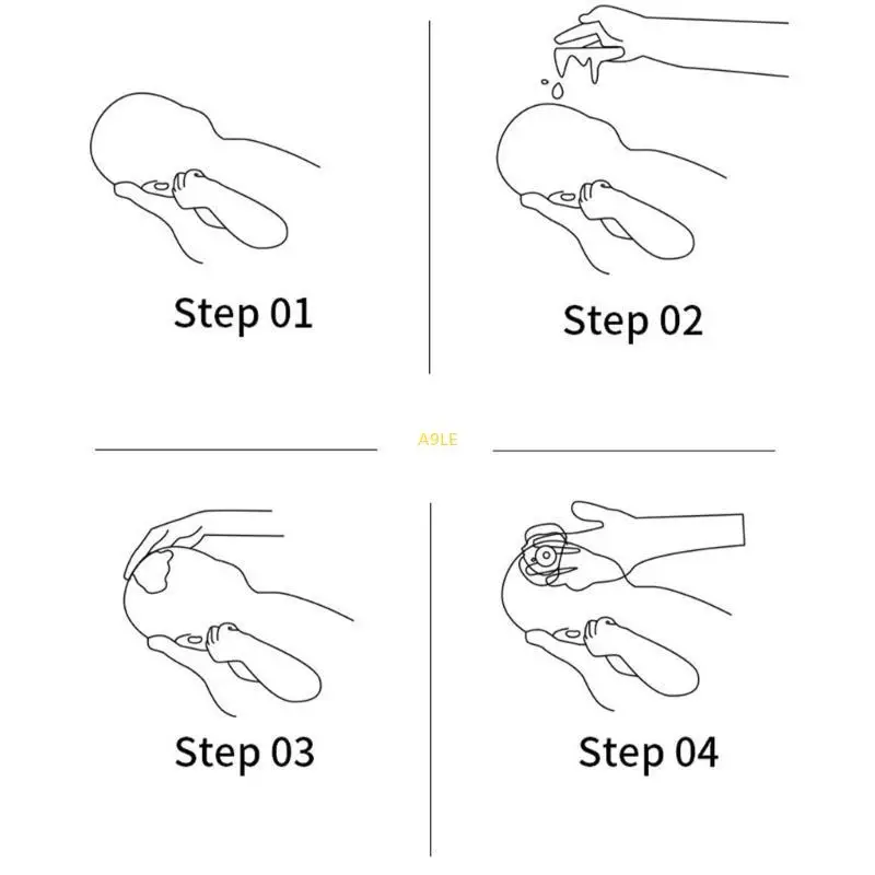 طفل حمام صغير أساسيات تدليك السيليكون أداة شعر مع كوب شفط لسهولة التخزين مريحة الاستخدام