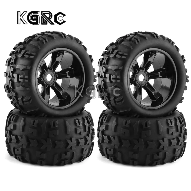 4pcs 1/8 Buggy Tires 156mm Wheel 17mm Hex for Losi LMT Arrma Kraton Traxxas Maxx E-Revo Kyosho USA-1 Monster Truck Upgrade Parts