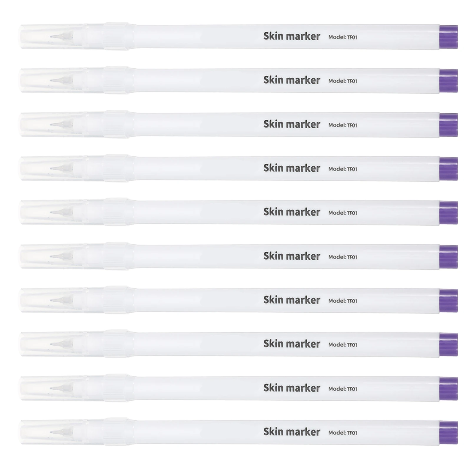 

10 Pcs Waterproof Skin Marker Tattoo Markers Pens Positioning Marking Plastic Oil Ink Painting Pencil