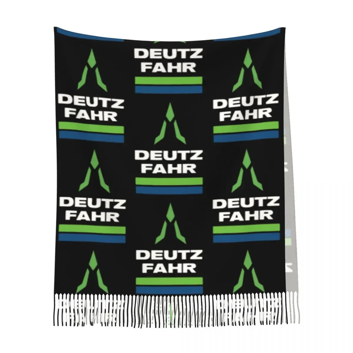 

Deutz Fahr Logo Товары Essential Шарф Шарфы с кисточками Женские мягкие теплые шали и накидки Большая осенне-зимняя шаль