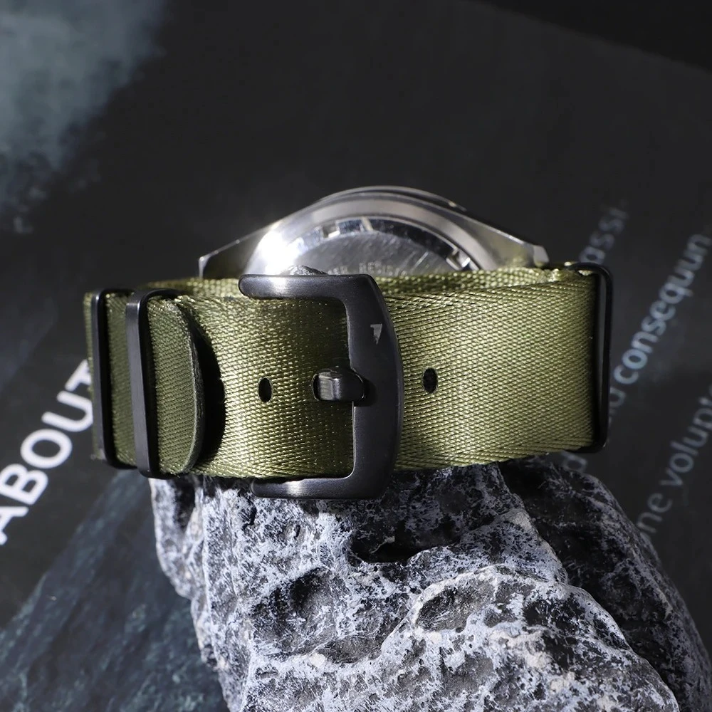 عالية الكثافة حزام ساعة نيلون 20 مللي متر 22 مللي متر أشرطة ساعة نيلون جديلة السلس النسيج حزام الساعات اكسسوارات ل حزام (استيك) ساعة عسكرية