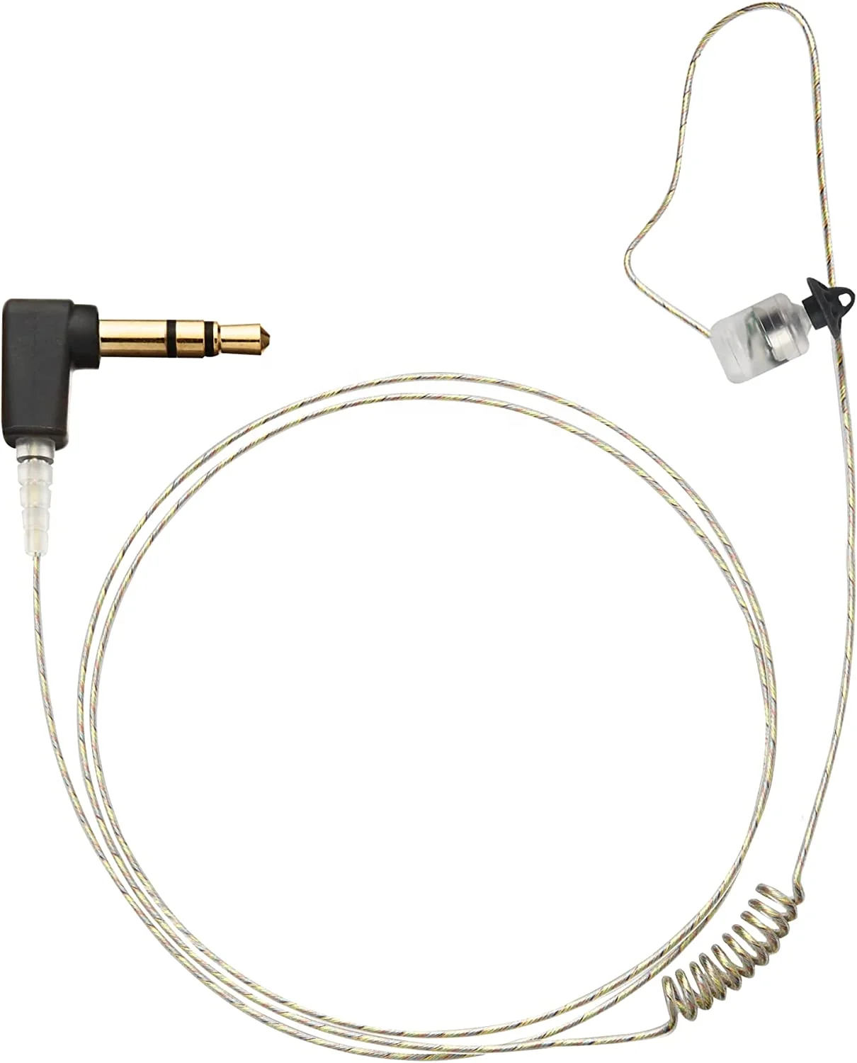 3.5mm Connector 22 Inch Cable Tubeless (RO-360F-22-3.5) Covert  Listen Only Earpiece