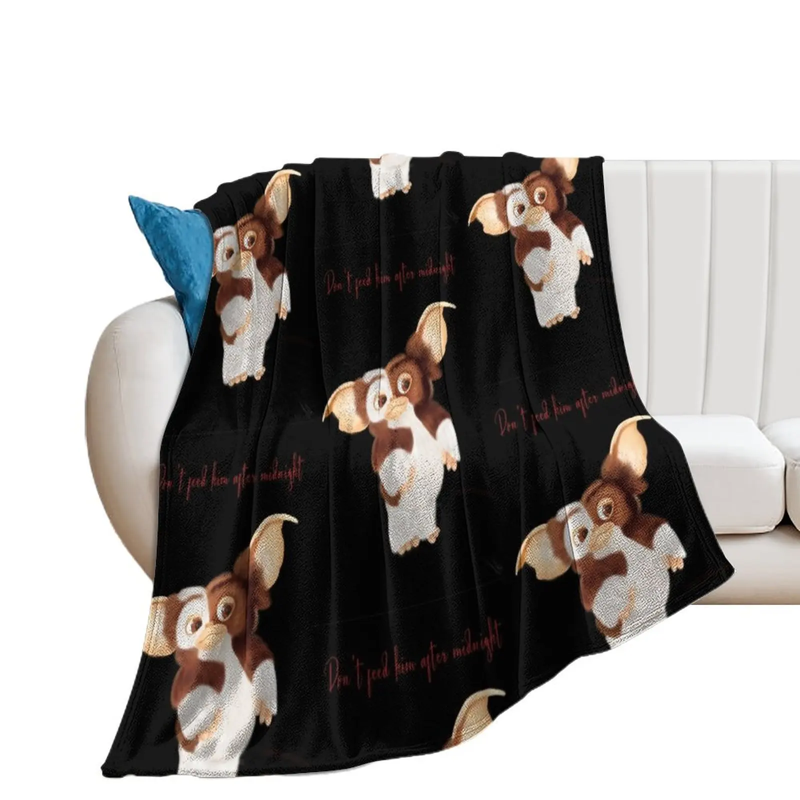 Gizmo,Gremlins movie Throw Blanket Blankets For Bed Comforter decorative Plaid Blankets