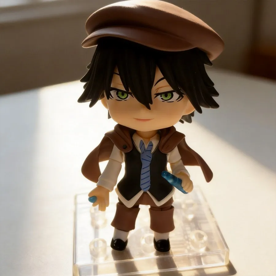 

Q Version Anime Figure Bungo Stray Dogs Edogawa Ranpo 10cm Movable Action Figure Special Edition