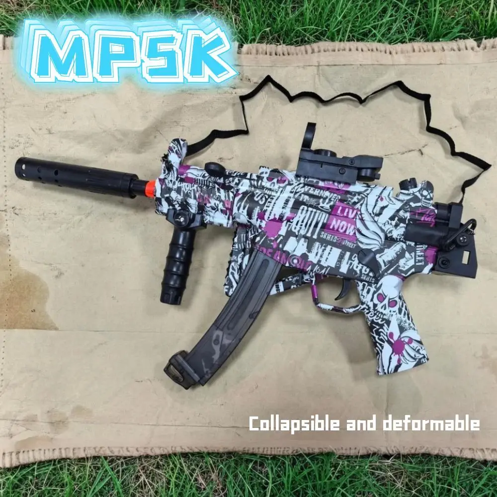 Incredibile giocattolo Pistole idrogel Mp5k Pistole di pirata per l'azione Giocattolo all'aperto Sport Eva Soft Bullet Pistole giocattolo Pistola gel Regali per bambini