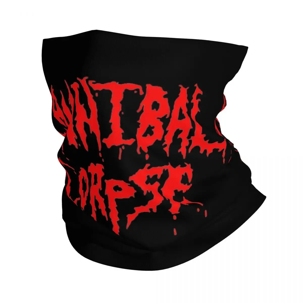 Cannibal Corpse Logo Bandana Neck Cover Printed Music Band Balaclavas Magic Scarf Multi-use Headwear Hiking for Men Women