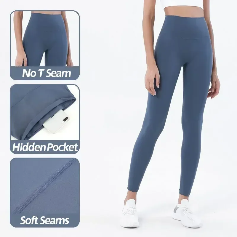 Women's Naked Feeling Sports Bra and Leggings Two Piece Set - High Waist Gym Outfits for Female Fitness, Activewear Sports Sets image 2