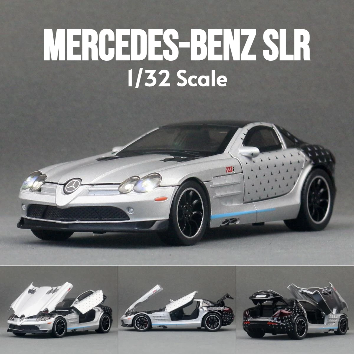 1/32 Mercedes-Benz SLR McLaren 722S Super Sport Toy Car Model