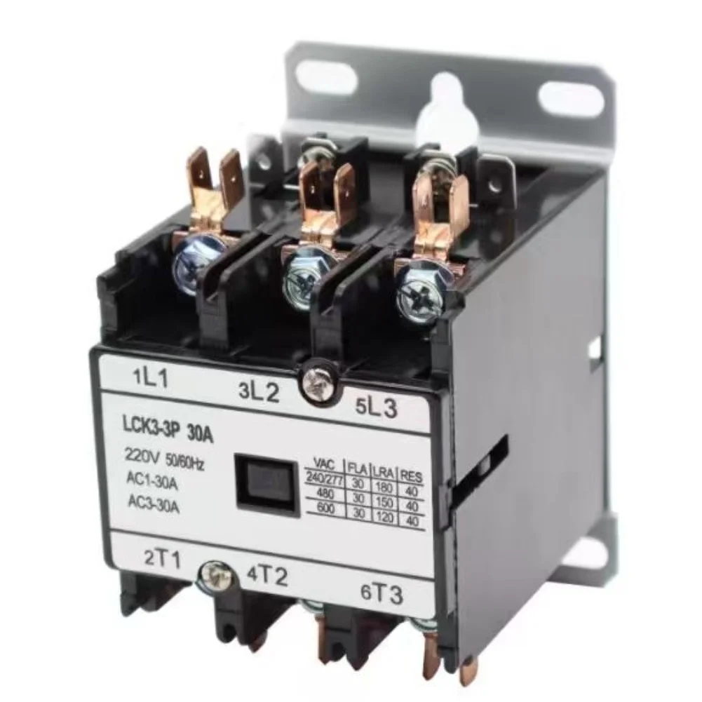 220V AC Contactor For Air Conditioning Compressor Outdoor Unit Air Conditioning AC Contactor 1P/3P Relays