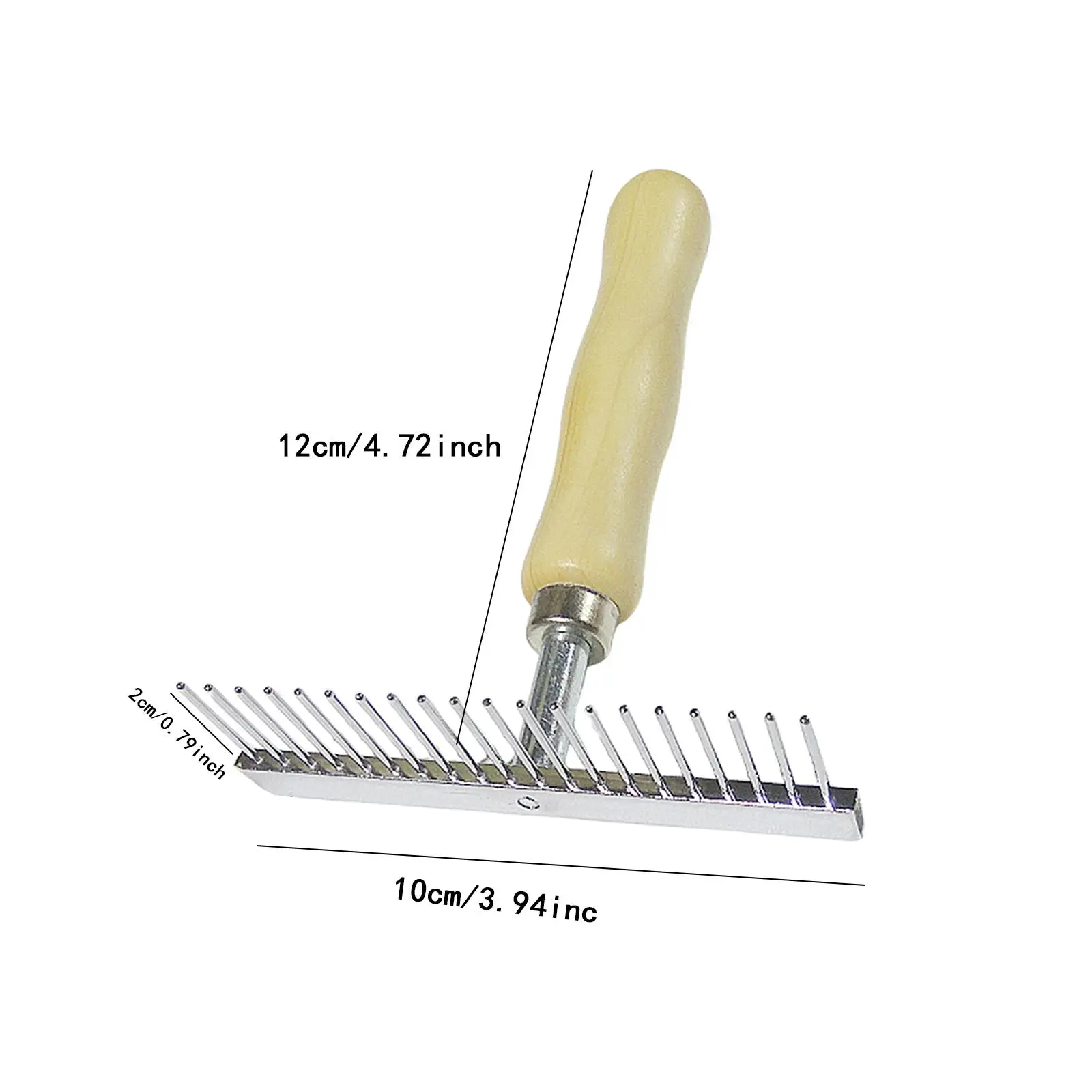 Carpet Rake Carpet Comb Pet Hair Remover Quick Restoration Pet Rake Comb Dog Grooming Rake for Rug Carpet Steps Hallways