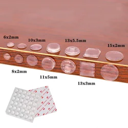 Paraurti per armadietti in silicone Ammortizzatore in gomma Tampone per mobili antiurto Cuscino Protezione da parete per tappo per maniglia per porta autoadesiva