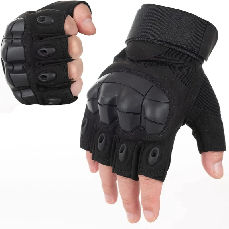 Taktische Halbfinger-Handschuhe für Herren zum Radfahren im Freien, Sport, rutschfest, verschleißfest, Klettern und Fitnesstraining
