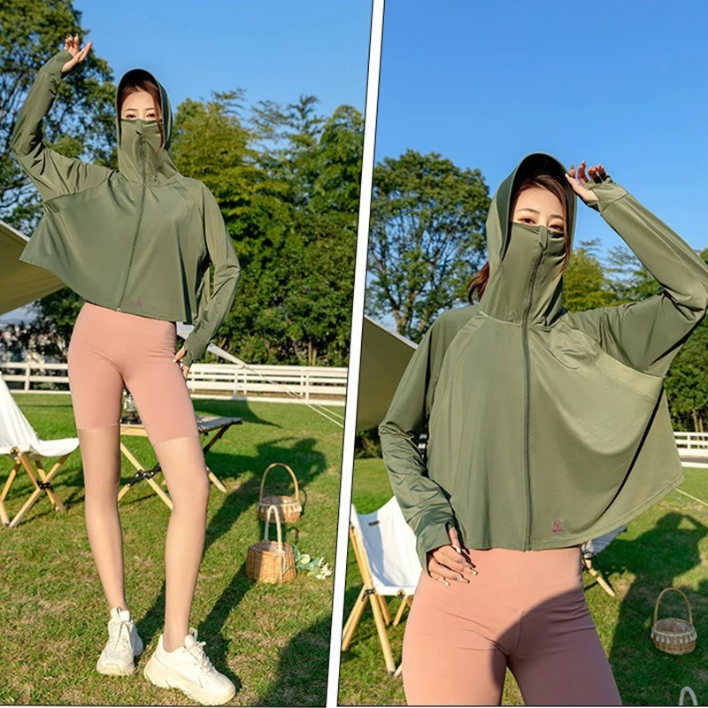 

Summer thin sunscreen clothing women nylon vinyl soft brim cloak anti-ultraviolet breathable loose sun-protective clothing