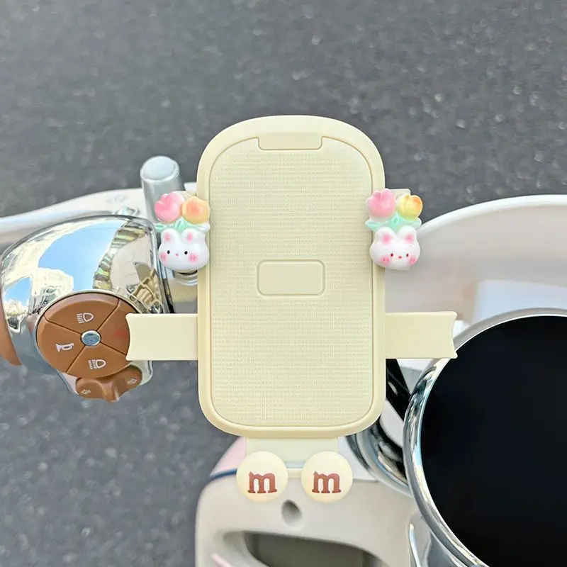 

Bicycle Electric Bike Phone Holder Cartoon Cute Universal Quick-Release Shockproof Fun Navigation Mount