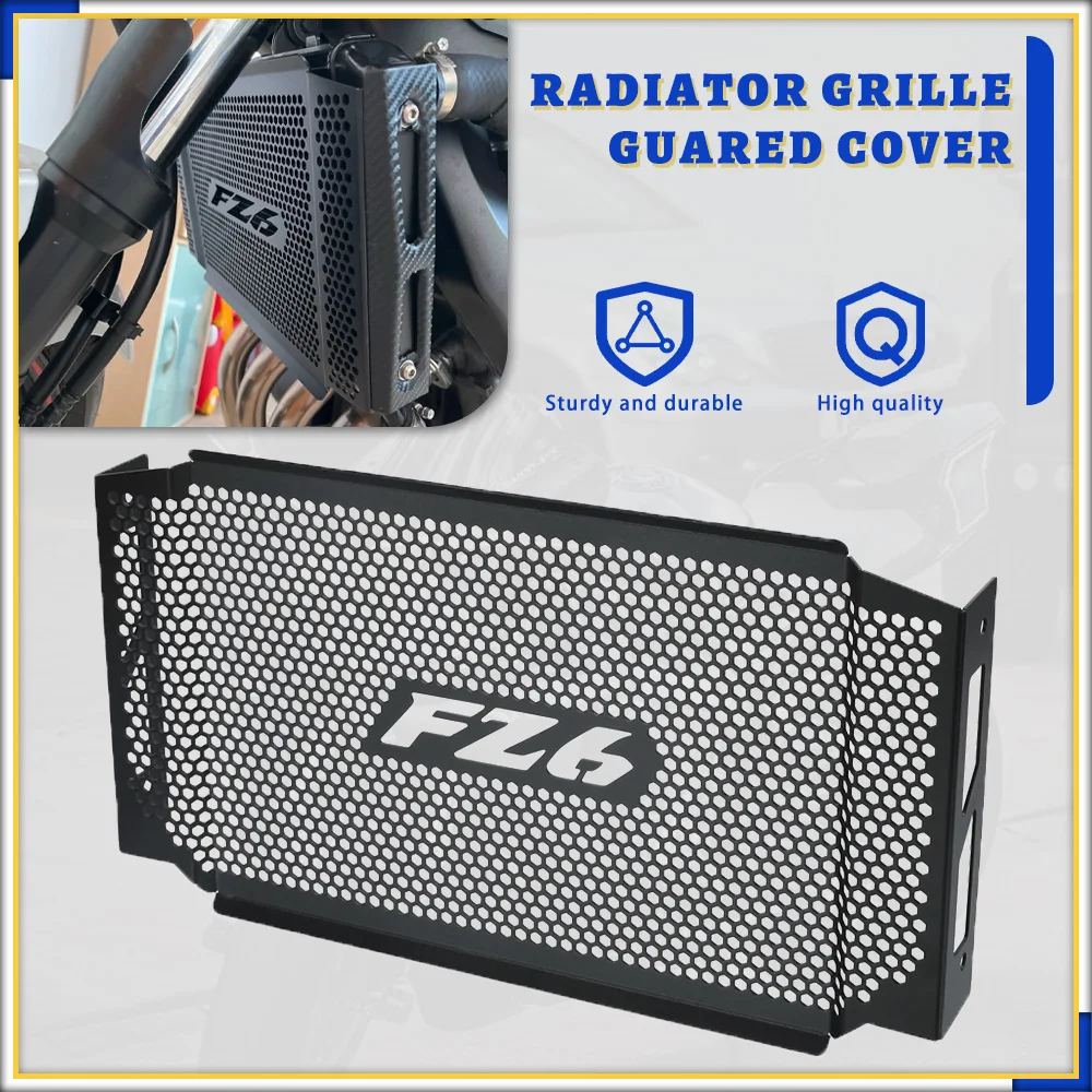

For Yamaha FZ6 FAZER FZ-6 Fazer 2004 2005 2006 Motorcycle Accessories Radiator Guard Grille Protective Protector Grill Cover