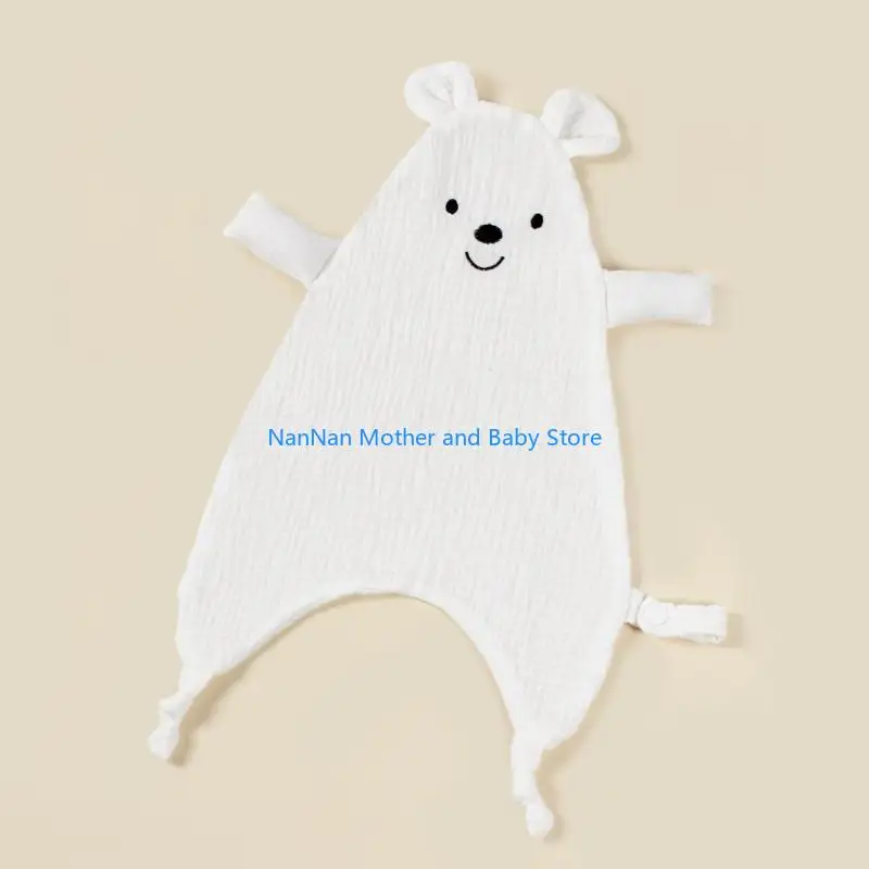 

Baby Comforter Blanket Animal Pattern Muslin Security Blanket Boy Girl Unisex Soft Baby Gift for Infant Newborn Toddler