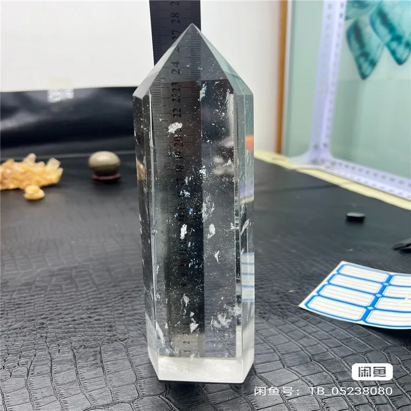 

Big size Clear Melting Stone Quartz Obelisk Crystal Wand Point Healing Fengshui for home decoration quartz point healing crystal