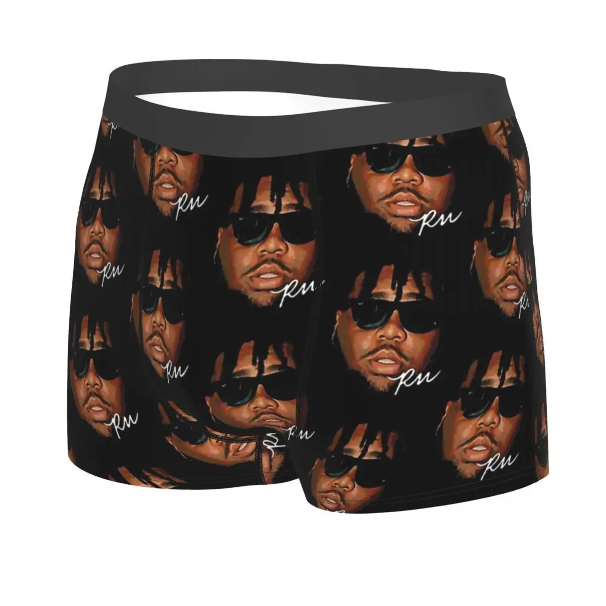 Dazzling Cool Rod Wave Rapper Man's Printed Boxer Briefs Underwear Highly Breathable Top Quality Gift Idea