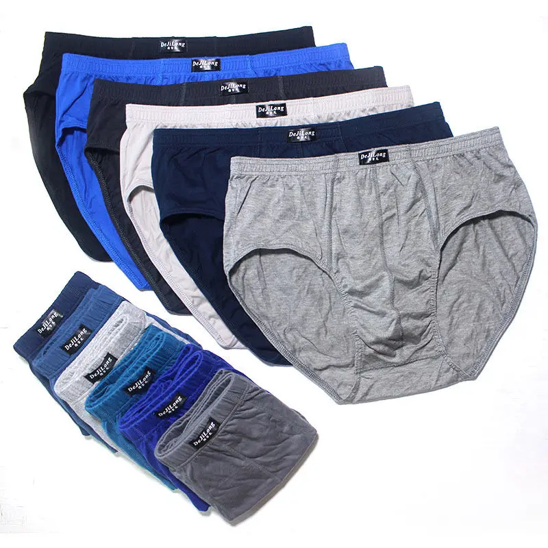 5 عبوات من الملابس الداخلية الكبيرة والطويلة للرجال، سراويل داخلية عالية الخصر مصنوعة من القطن بنسبة 100% ذات تغطية كاملة لمقاس كبير (XL-6XL) #1