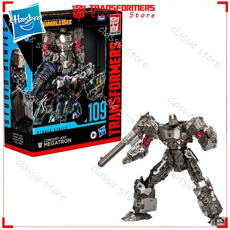 ในสต็อกคลาสสิก Transformers ของเล่น Studio Series Leader Class SS-109 Concept Art Megatron Cybertron Autobots Action Figures