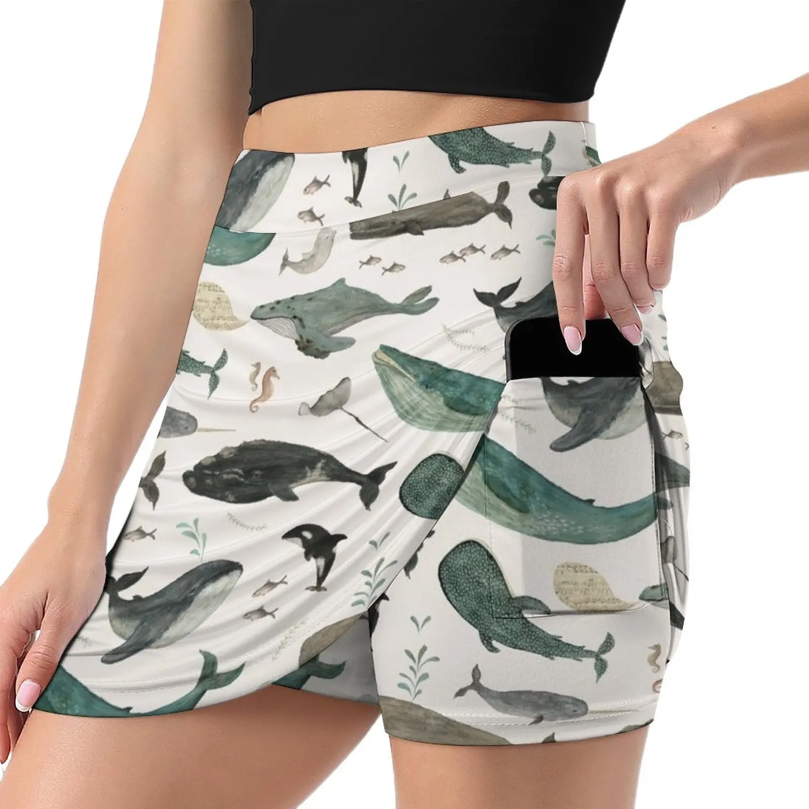 Whale Song Mini Skirt skirts for womens short skirts for women skirts summer 2025 woman