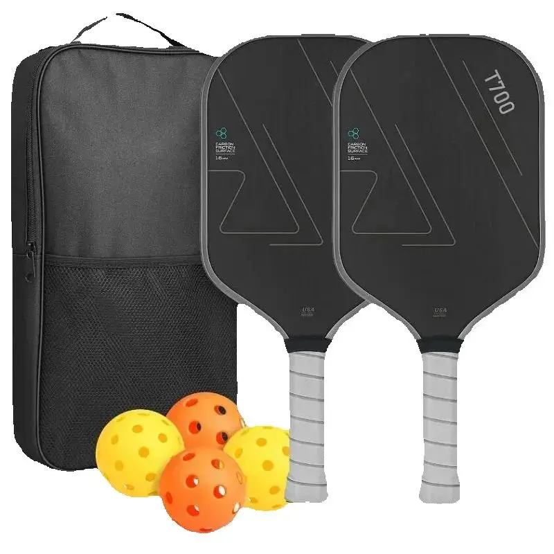 

Pickleball Paddle T700 Carbon Fiber Frosted Surface 16MM Enhanced Sweet Spot&Control&Power Anti-slip Grip USAPA Compliant