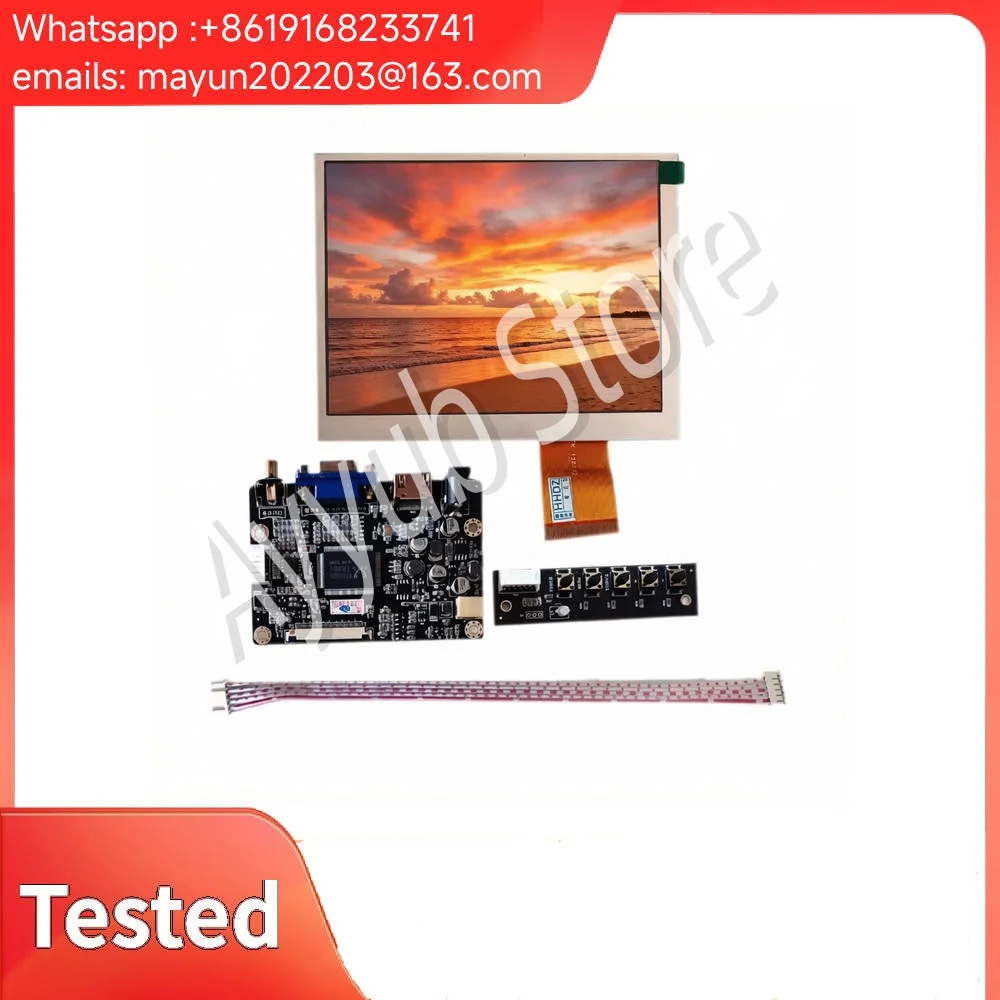 5.6  LCD AT056TN52 V3 with VGA AV Driver Board 640×480 50Pin